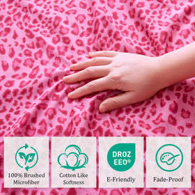 Drozeeo soft microfiber surface feels silky and breathable year-round.