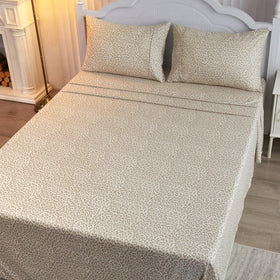 Drozeeo queen leopard washable microfiber bedding showing care ease