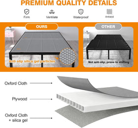 Drwwi Bunkie Board King 10mm delivers a quiet, noise-free sleep surface.