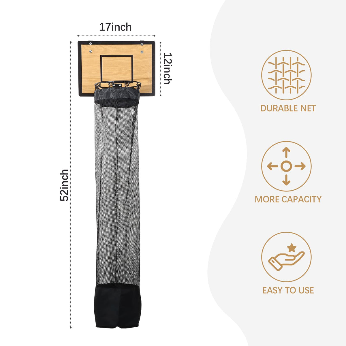 DRXX FEXE detachable mesh bag with zipper for easy disposal of dirty clothes