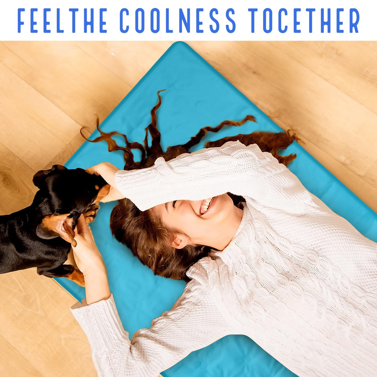 Drydiet Cooling Pad Mat refrigerated briefly to extend the cooling period.