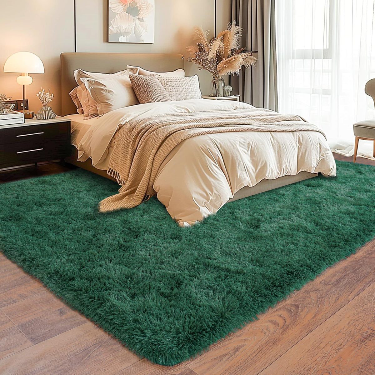 Dssimo nursery play area rug cushions little feet and softens rooms.