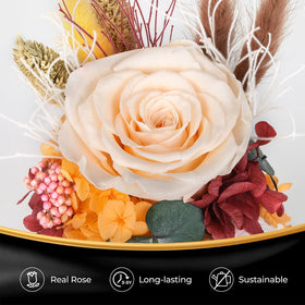 Dsuto forever flowers bouquet for Mother's Day with maintenance-free elegance