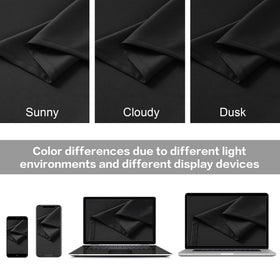DUALIFE blackout curtains night use with enhanced shading in darker color.