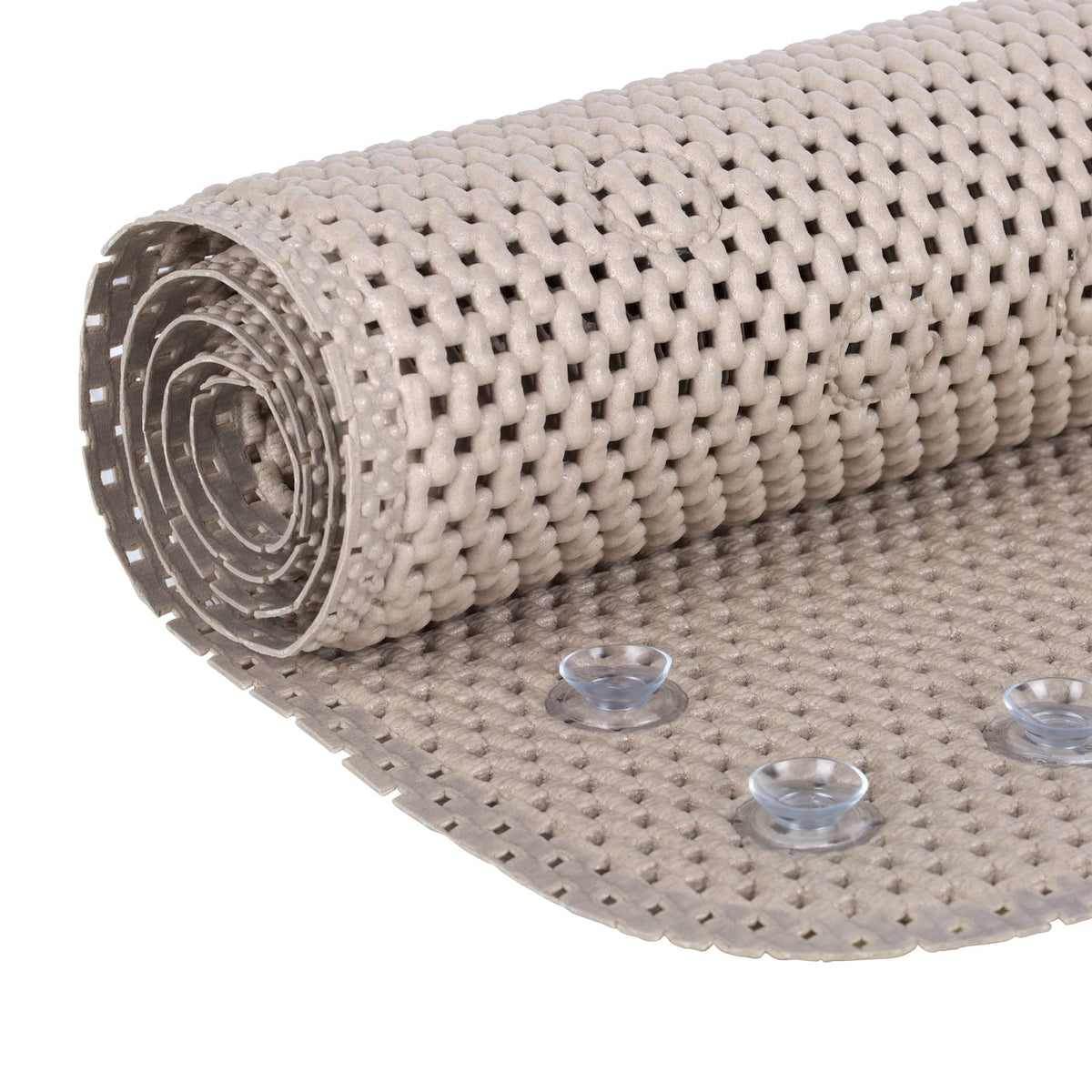 Duck cushioned foam mat showing thick surface for plush underfoot comfort