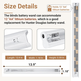 DuckcowsC battery wand buckle-design enables quick disassembly for replacement.