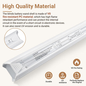 DuckcowsC battery wand installation-outside blinds shows simple, tool-free setup.