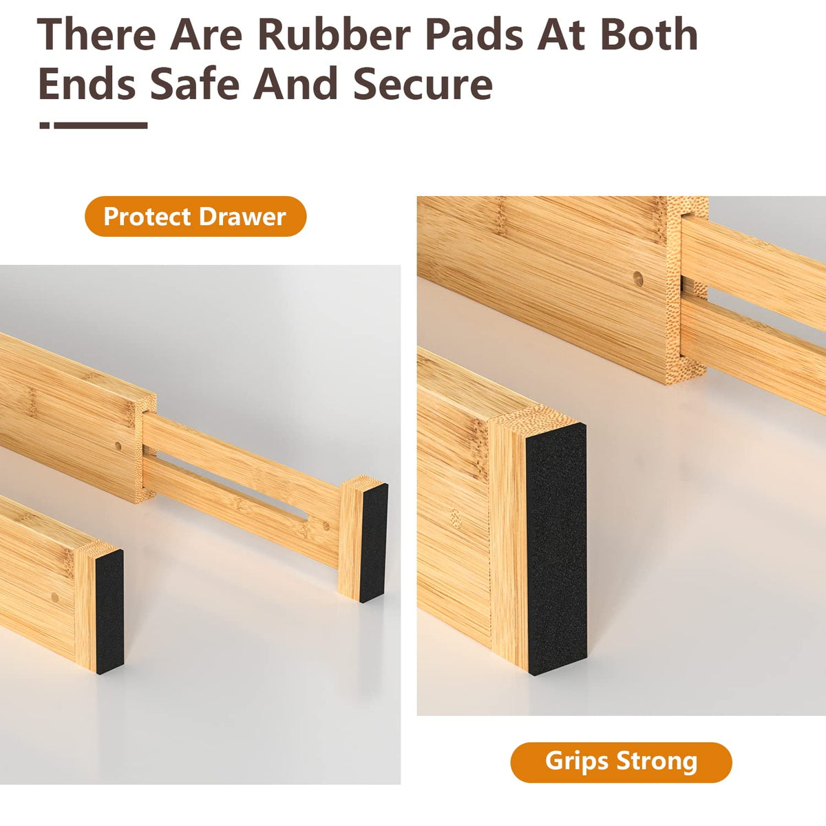 DUCOO bamboo divider in kitchen and dresser drawers