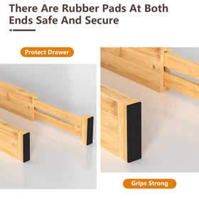DUCOO bamboo divider in kitchen and dresser drawers