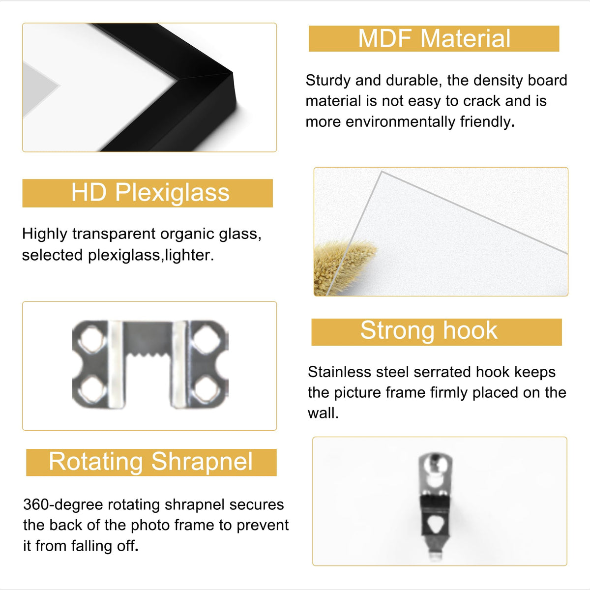 DUENPY collage layout displays twelve small photos around a central highlight