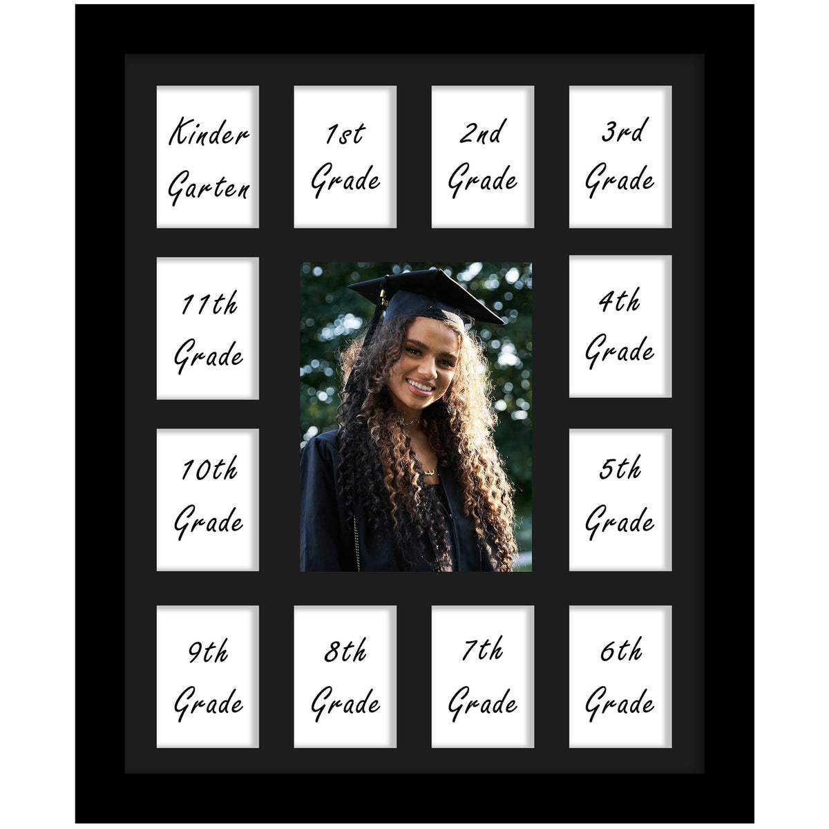DUENPY 12x16 frame front view for stylish classroom wall display