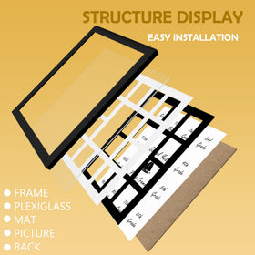 DUENPY inserts close-up show multiple sizes for K-12 milestones