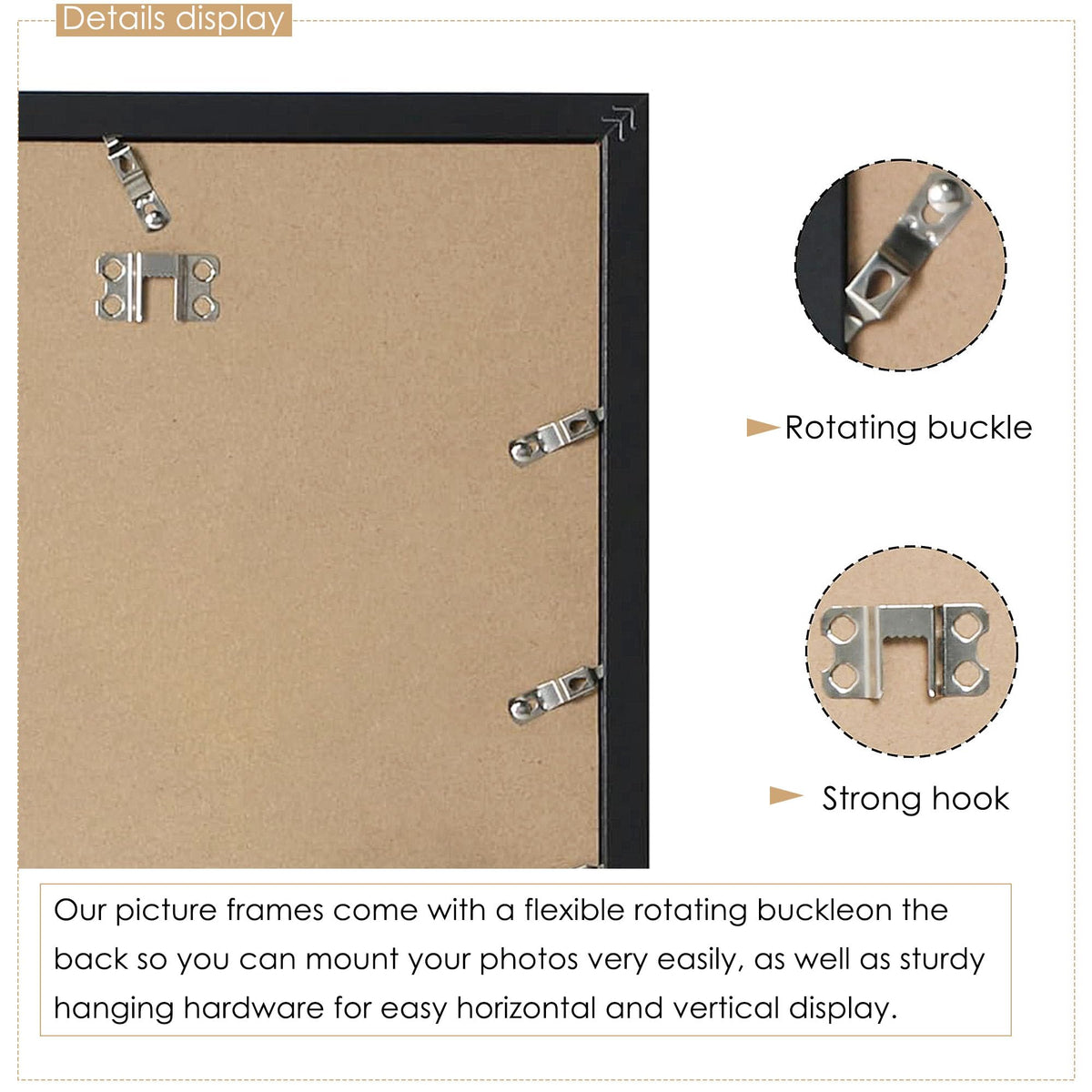 DUENPY frame capacity of 24 photos enables home gallery walls.