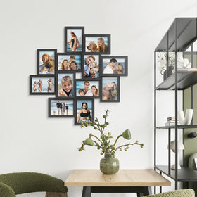 DUENPY black wall decor set adds a modern focal point to any space.