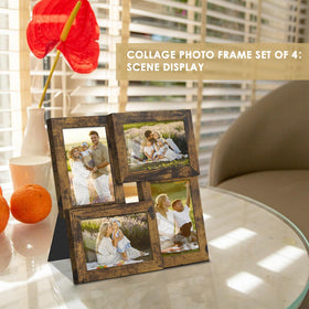 DUENPY four photo display showcases memories in a versatile collage frame.