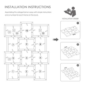 DUENPY packaging content includes screws and manuals for setup.