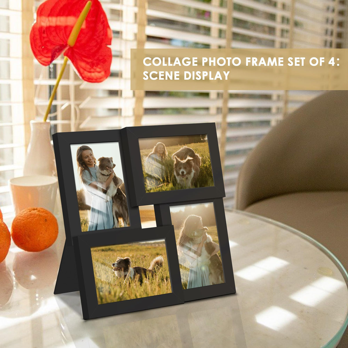 DUENPY tempered glass front adds durable, high-definition look.