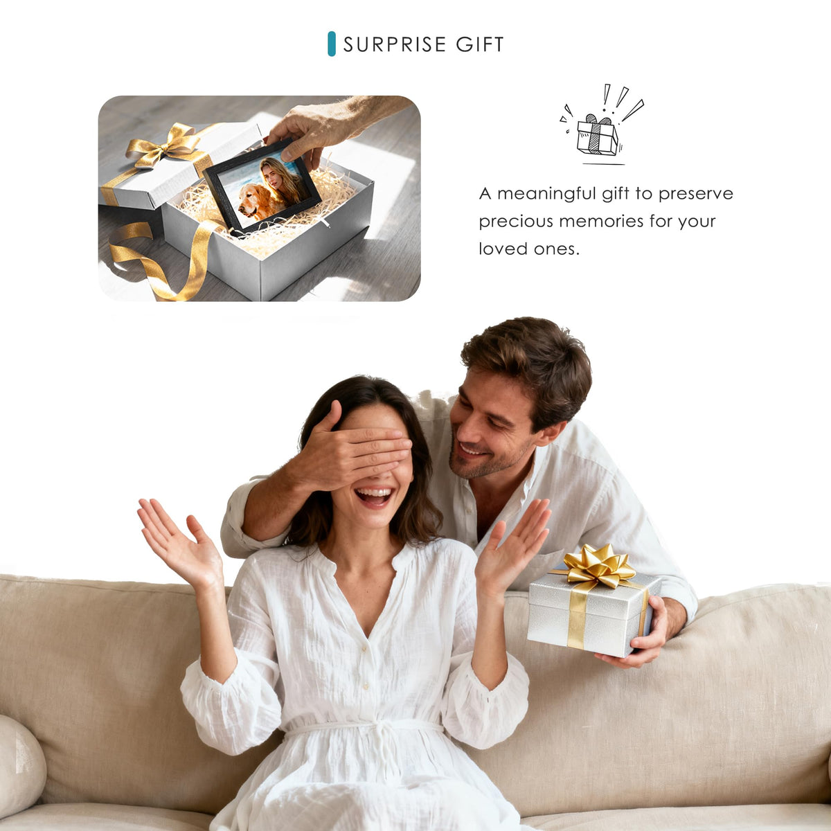 DUENPY tempered glass shield keeps memories clear and protected.