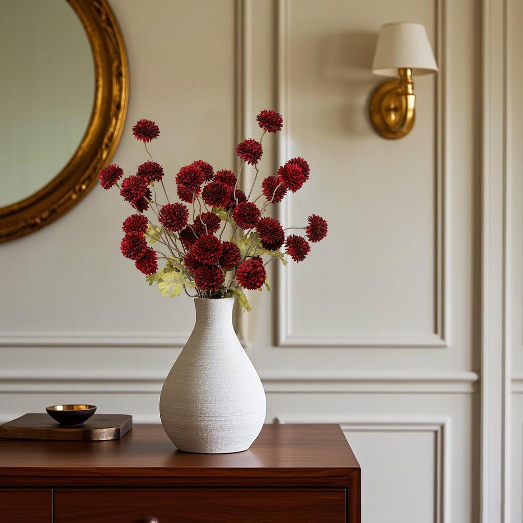 Duhouse silk mums are durable and low maintenance for year round display.