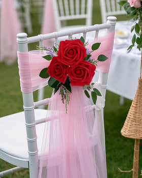DuHouse foam roses suit arches, centerpieces, and decorative accents at events.