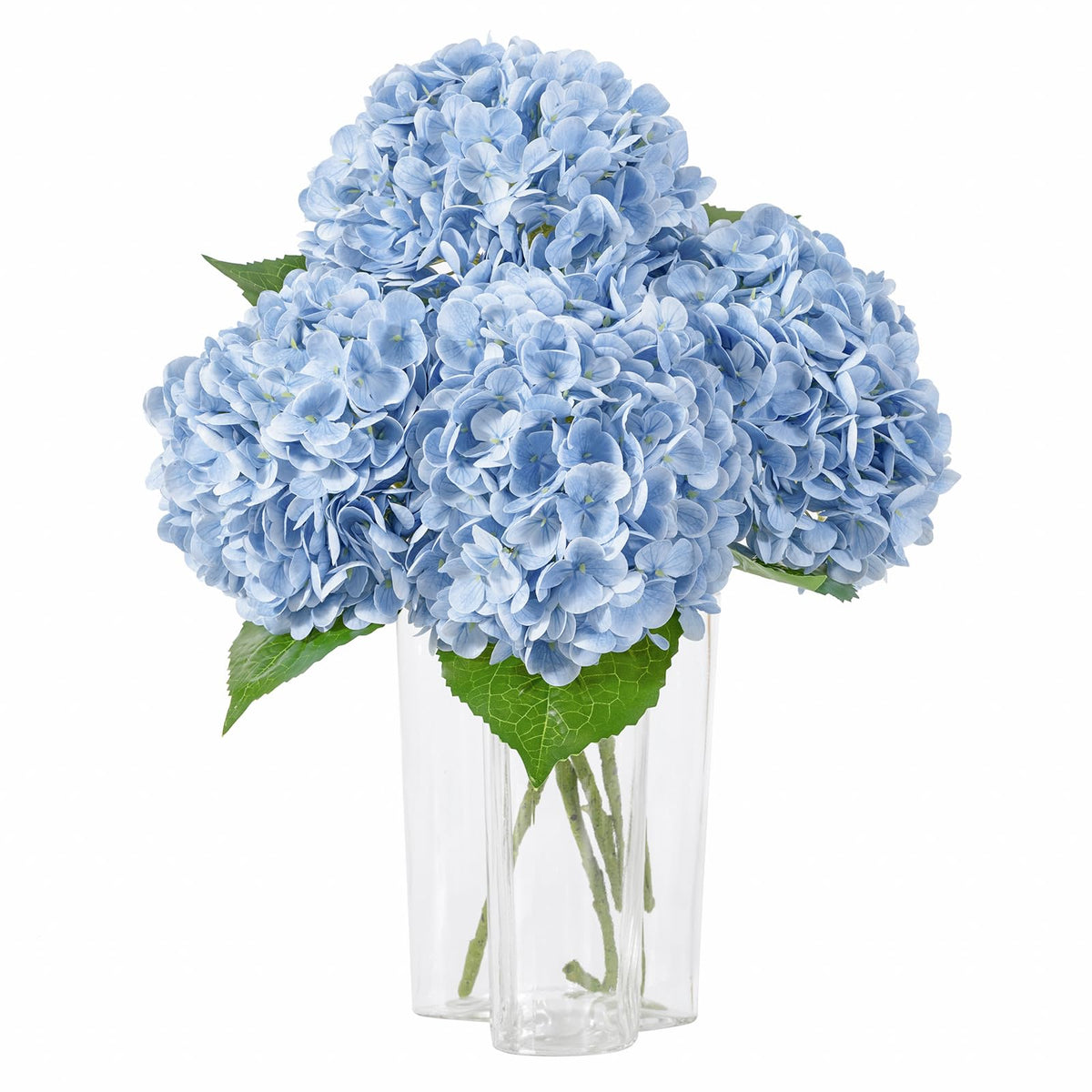 DuHouse large blue hydrangea flower heads for elegant centerpieces