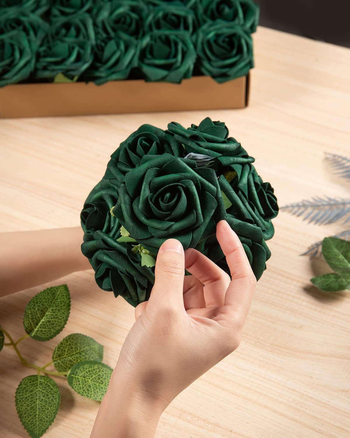 DuHouse artificial roses ideal for wedding arches and reception decor.