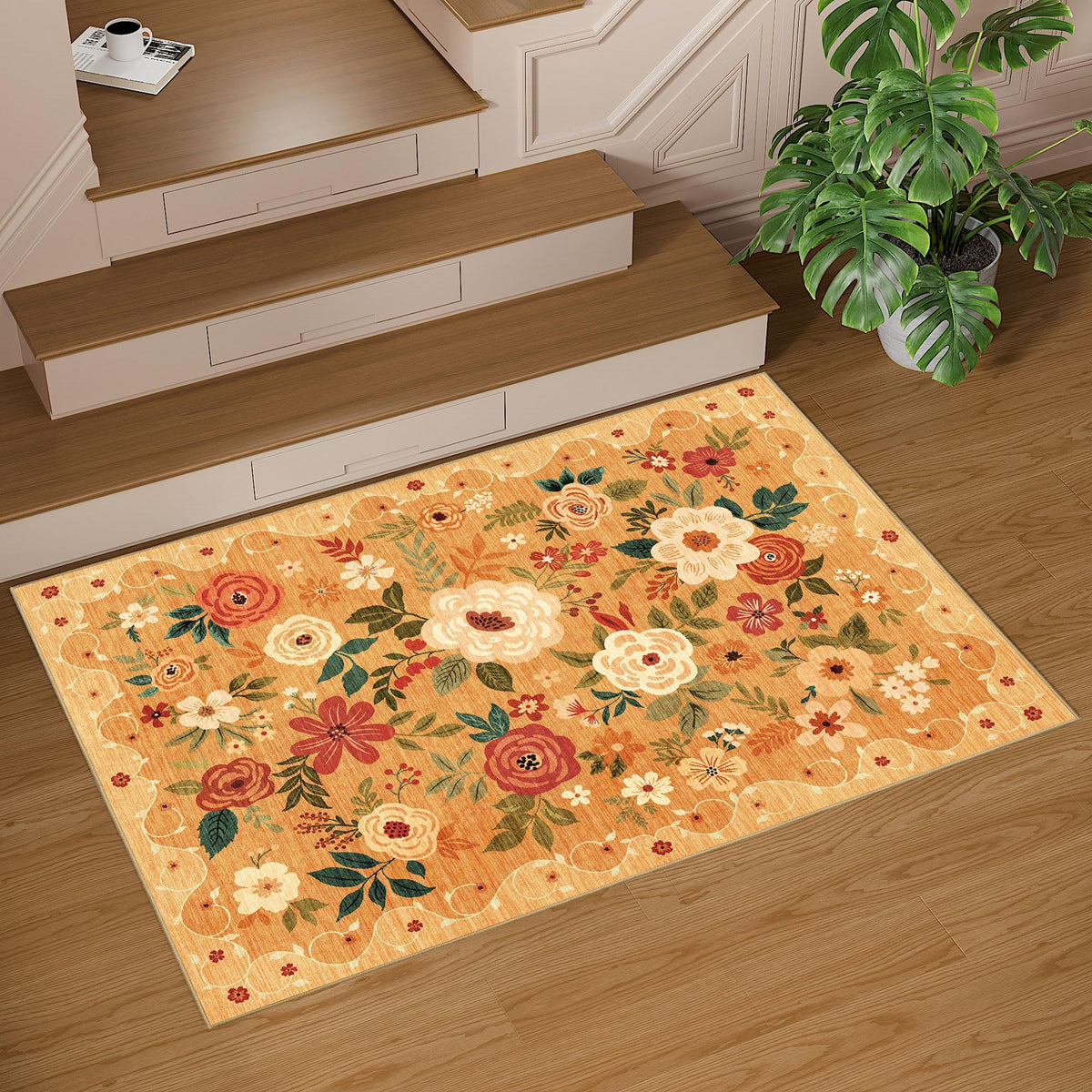 DUKINO lightweight easy-care rug for entrances keeps floors clean and inviting.