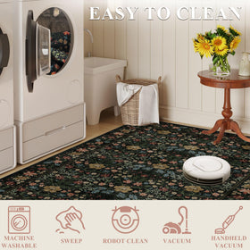 DUKINO rug easy to clean and maintain