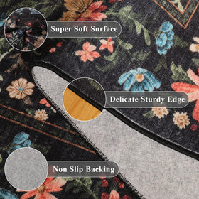 DUKINO low-pile rug 0.2 inches thin for easy placement