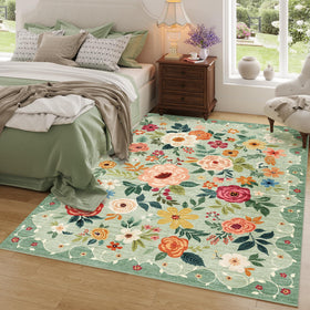 DUKINO soft-touch rug, pet-friendly and kid-friendly for everyday use.