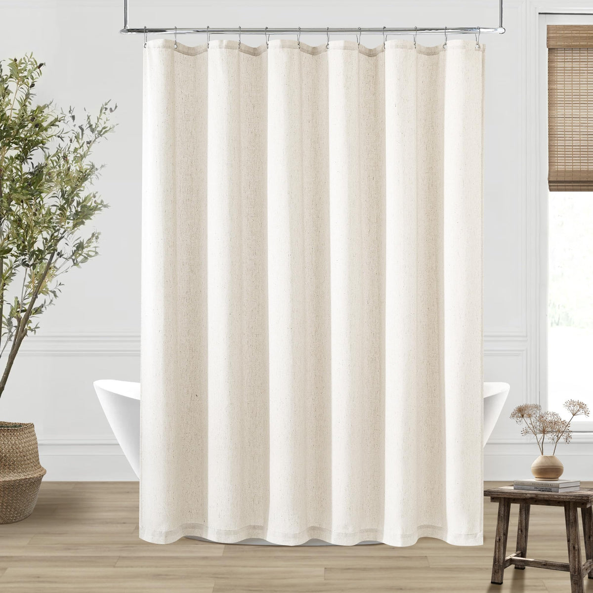 DUKIYO easy-care fabric is machine washable for quick refresh.