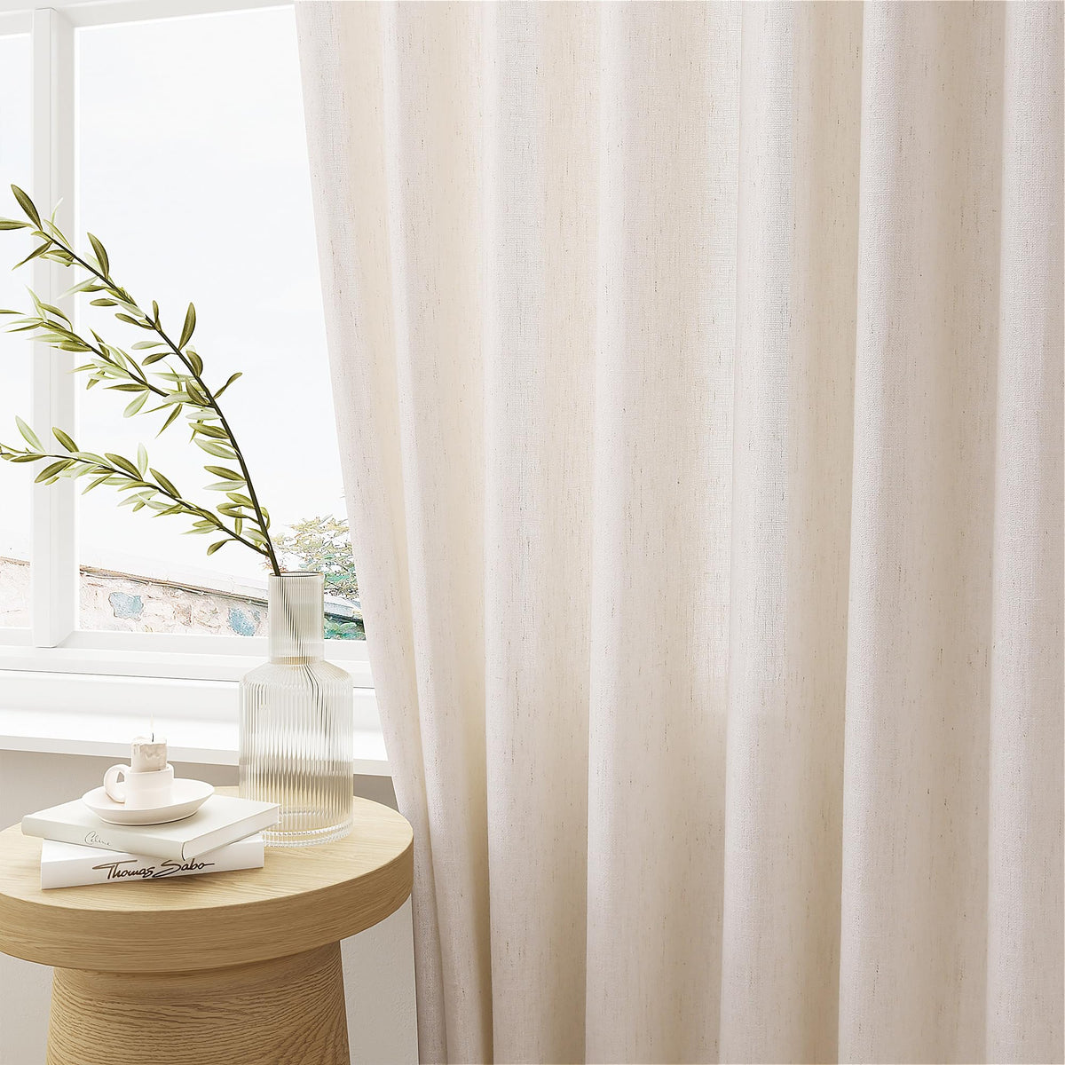 DUKIYO open weave fabric balances privacy with ambient light.