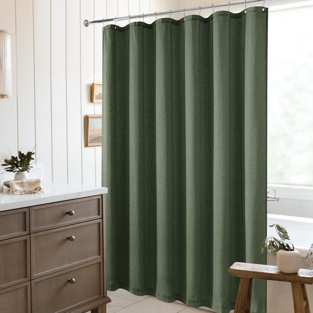 DUKIYO rustproof hooks included ensure smooth sliding