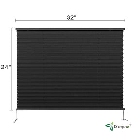 Dulepax RV blinds installation hardware demonstrated for quick, tool-free mounting.
