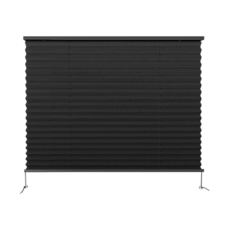 Dulepax RV blinds pleated shade close-up shows premium fabric for light control.