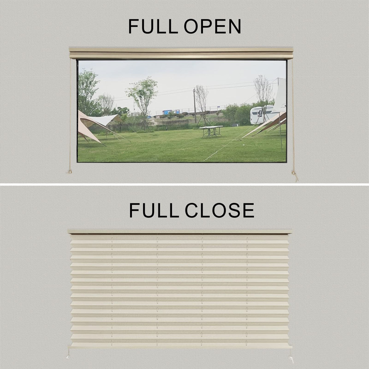 Dulepax pleated shades available in multiple sizes to fit most RV windows.