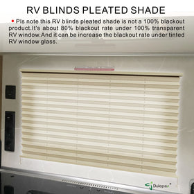 Dulepax rv pleated shades easy installation process with included hardware.