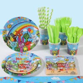 DUMBI stickers for favors and crafts add playful detail.