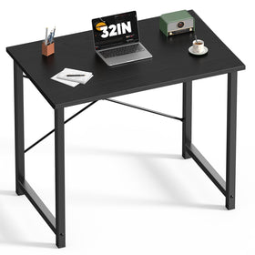 DUMOS 32-inch desk top view showing a smooth, scratch-resistant surface for daily use
