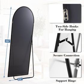 DUMOS mirror three placements lean, stand, or mount for flexible layouts.