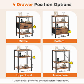 DUMOS adjustable-feet stabilize the table on uneven floors.