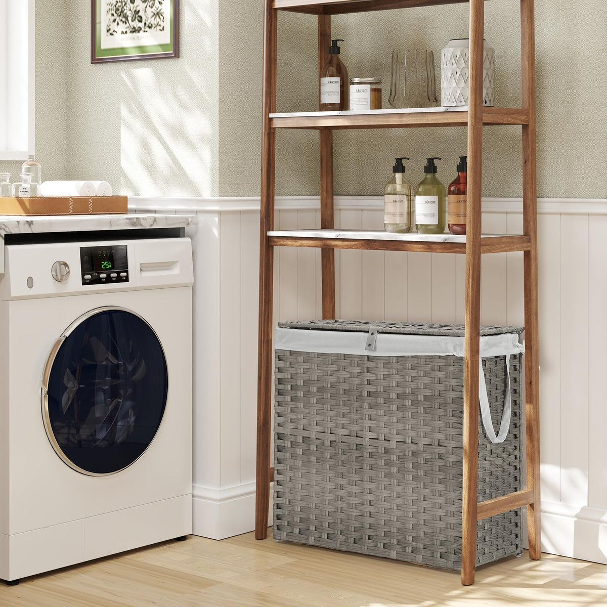 DUMOS breathable rattan weave promotes airflow and reduces moisture buildup.