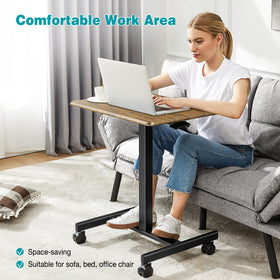 DUMOS MDF desktop and metal base offer durability and stability