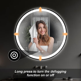 DUMOS dimmable 3-color temperature mirror for any mood