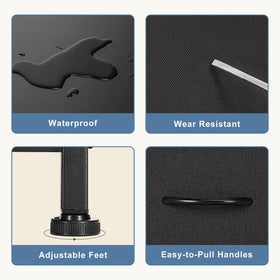 DUMOS dresser offers tool-free assembly for quick setup