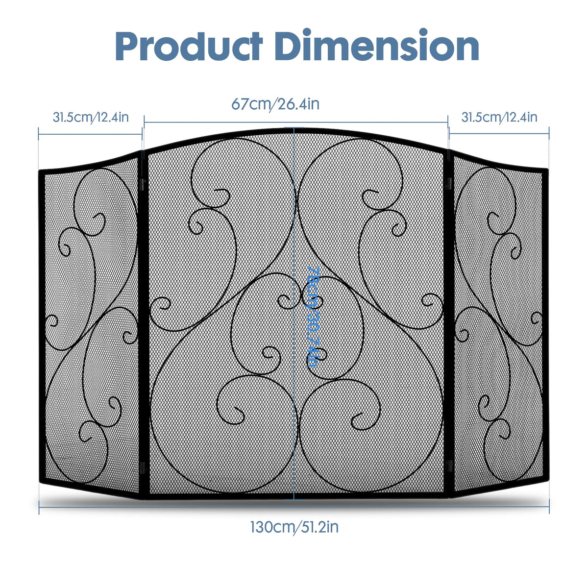 DUMOS heavy-duty iron construction ensures durable daily use and stability.