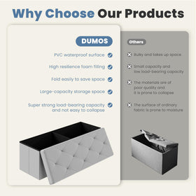 DUMOS heavy-duty MDF frame visible, designed for sturdy support.