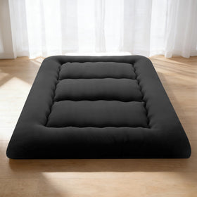 DUMOS Japanese floor mattress twin-size setup on floor, cozy sleeping option