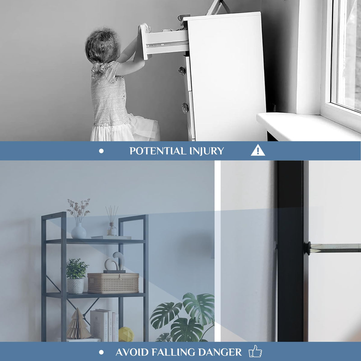 DUMOS lightweight design allows easy repositioning around the home