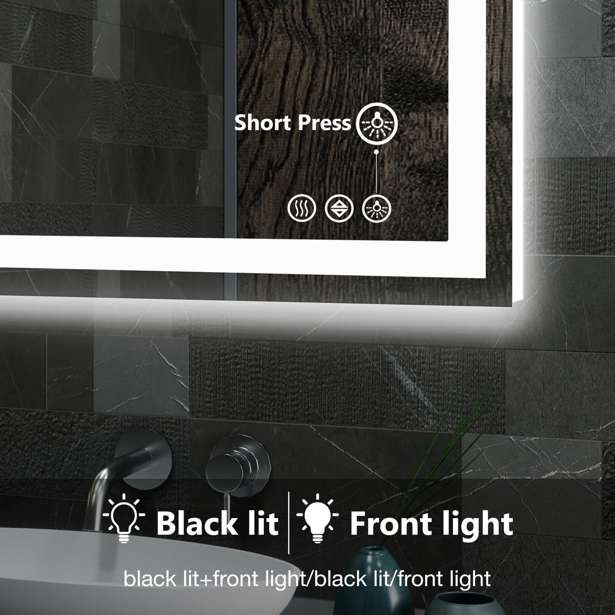DUMOS dual-light modes provide versatile front and back illumination options.